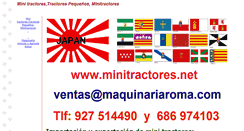 Desktop Screenshot of minitractores.net